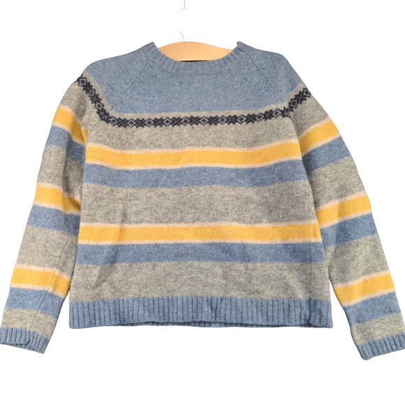 American Eagle Outfitters Women's Pullover Knit Sweater Multi Large Striped - Picture 1 of 11
